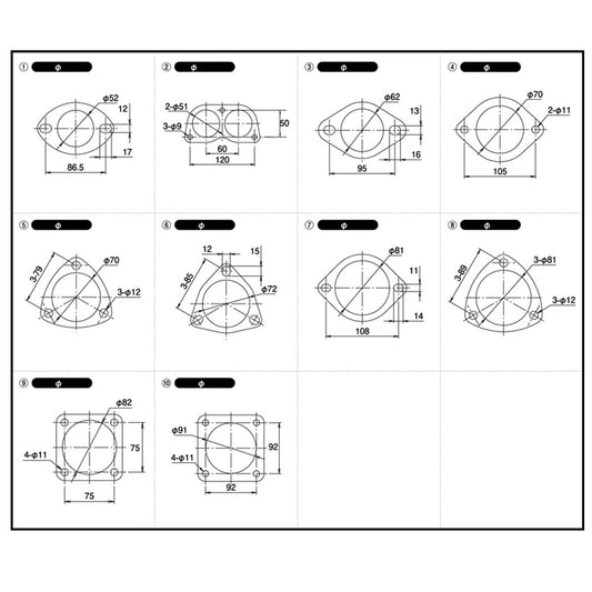 FLANGE 80# OVAL