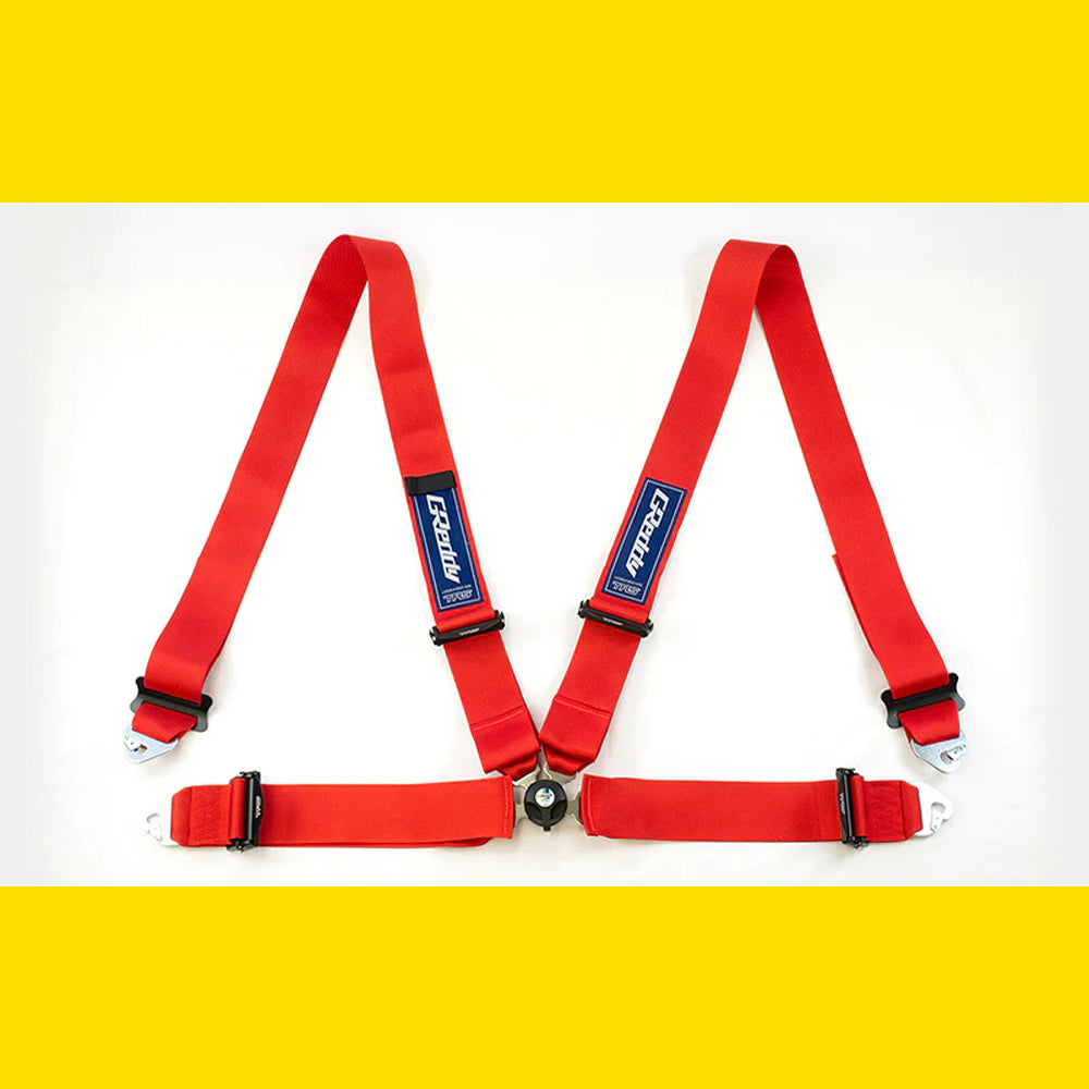 GREDDY X TRS RACING HARNESS 3INC 4PT RH RED