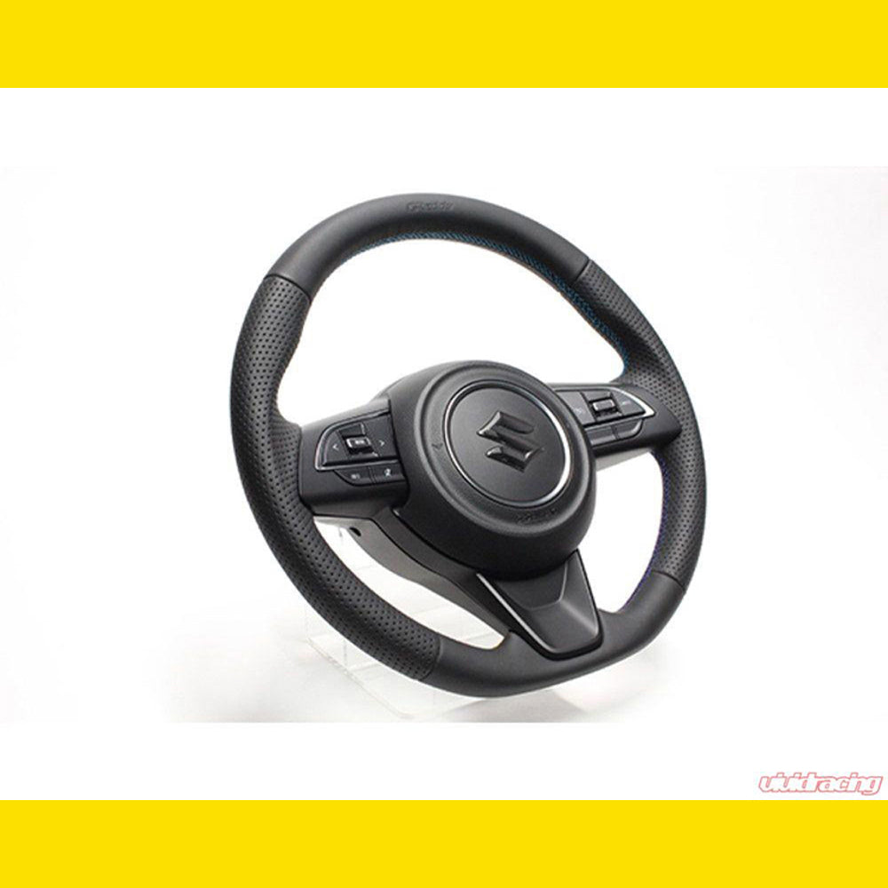 GREDDY STEERING WHEEL BLACK CARBON 3 COLORS STITCH JB64W