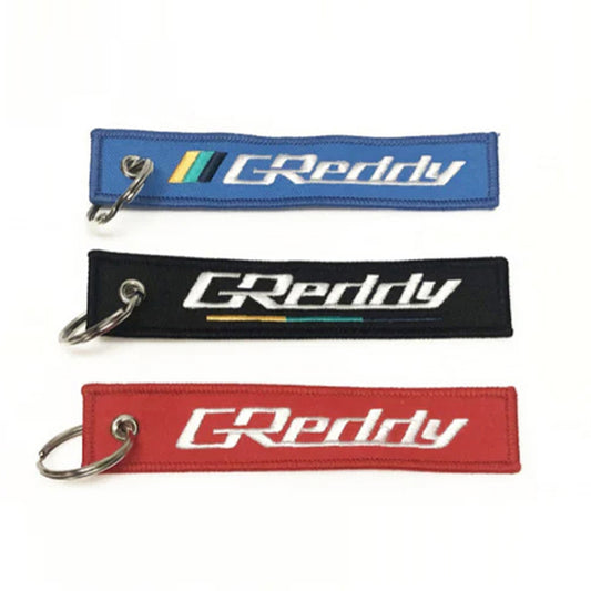 GREDDY PRE-FLIGHT KEY CHAIN  VER.2 BLUE