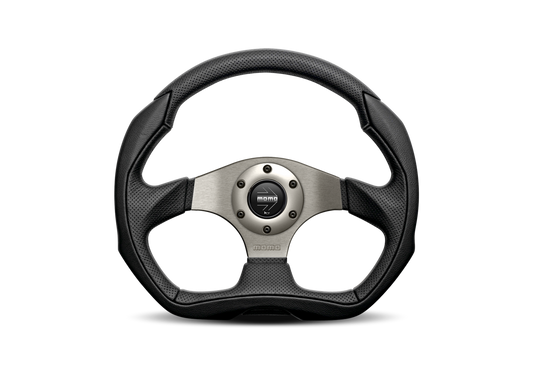 STEERING WHEEL EAGLE 350MM BLACK-ANT