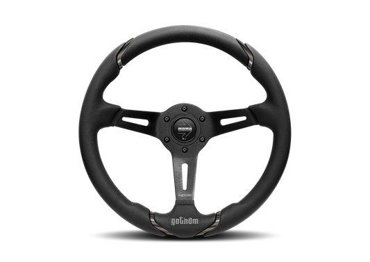 STEERING WHEEL GOTHAM 350MM BLACK LEATHER