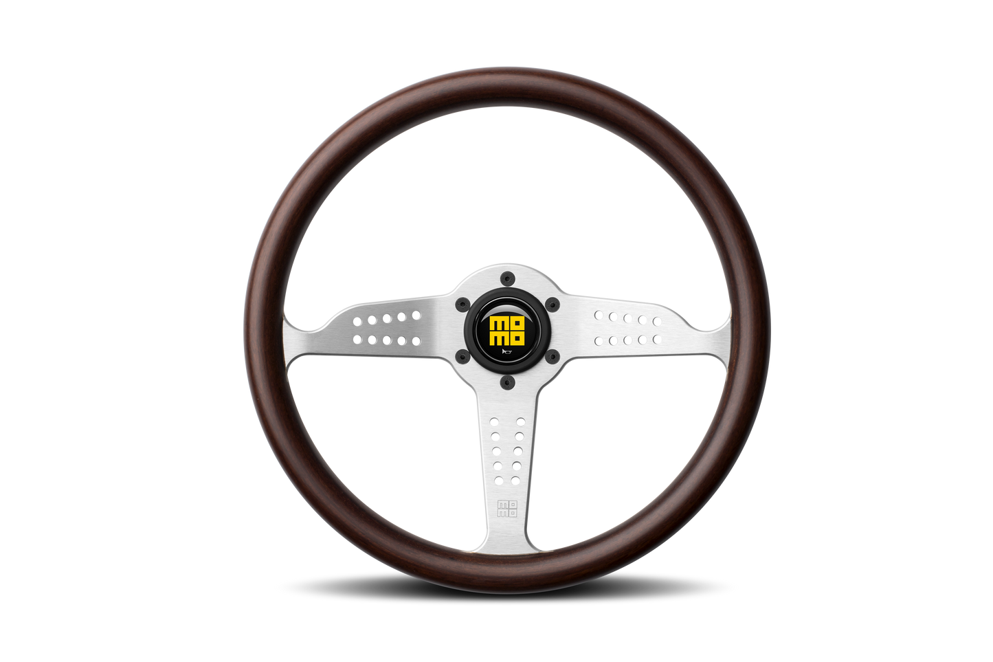 STEERING WHEEL HERITAGE GRAND PRIX WOOD 350MM