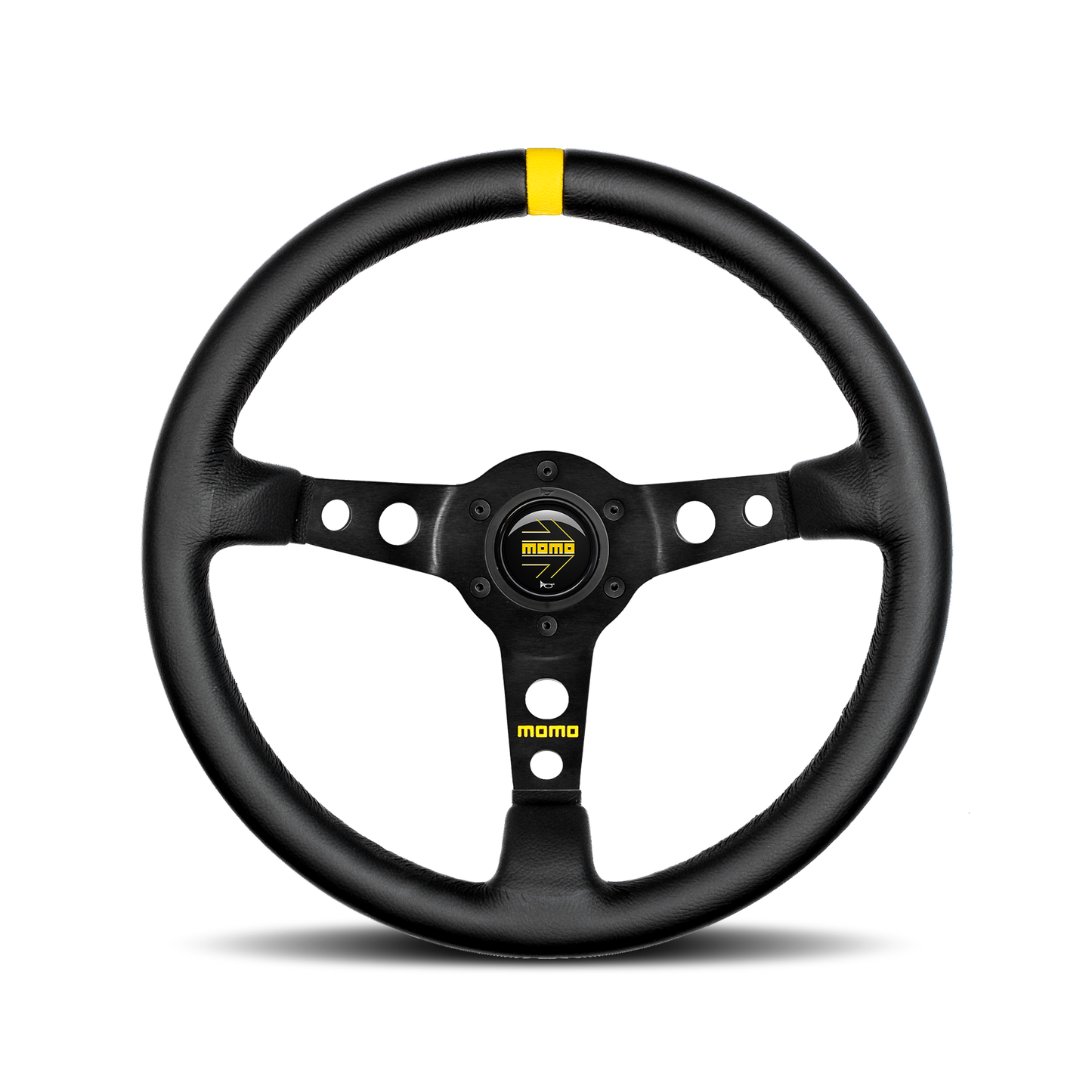 STEERING WHEEL MOD.07 350MM BLACK SUEDE