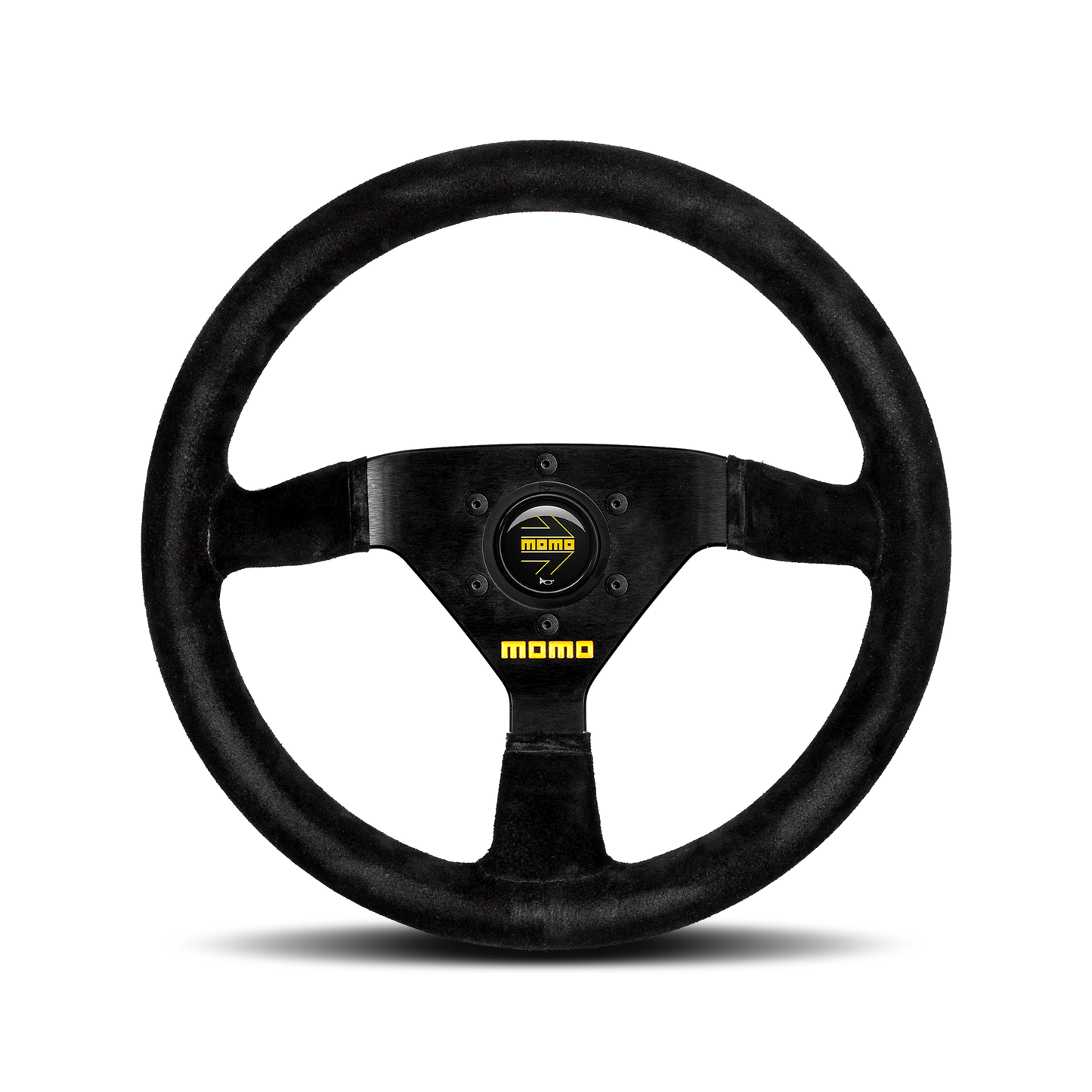 STEERING WHEEL MOD.69 350MM BLACK SUEDE