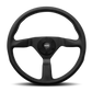 STEERING WHEEL MONTECARLO BLACK LEATHER