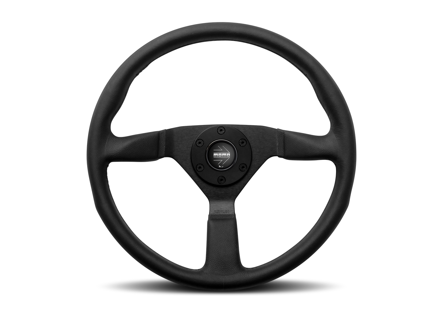 STEERING WHEEL MONTECARLO BLACK LEATHER