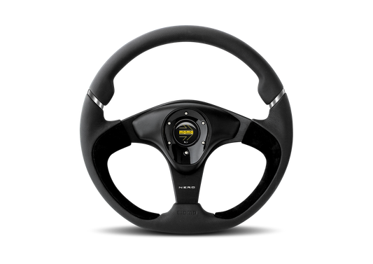 STEERING WHEEL NERO  350MM-BLACK