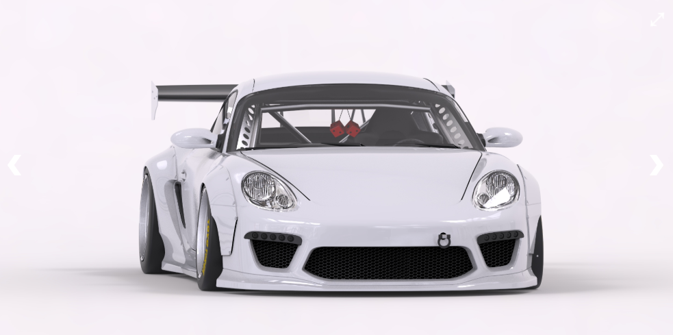 PANDEM PORSCHE CAYMAN 987.1 VER. 2 (09-12) Complete Widebody Aero Kit with GT Wing