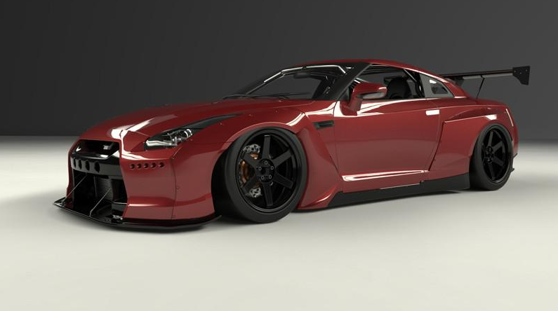 PANDEM NISSAN R35 GT-R Full Widebody Aero Kit VER 2 without Wings (FRP)