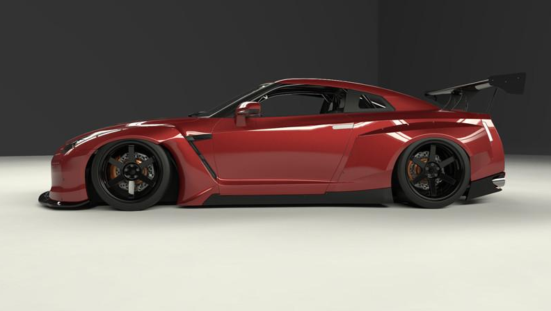 PANDEM NISSAN R35 GT-R Full Widebody Aero Kit VER 2 without Wings (FRP)