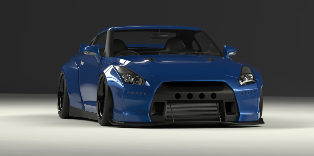 PANDEM NISSAN R35 GT-R Full Widebody Aero Kit VER 2 with Duck Tail Wing (FRP)