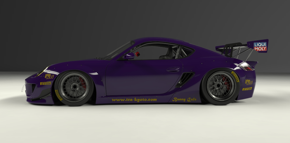 PANDEM PORSCHE CAYMAN 987.1 VER. 1 Full Widebody Aero Kit without GT Wing