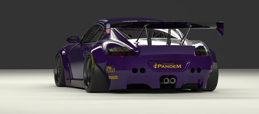 PANDEM PORSCHE CAYMAN 987.1 VER. 1 Full Widebody Aero Kit without GT Wing