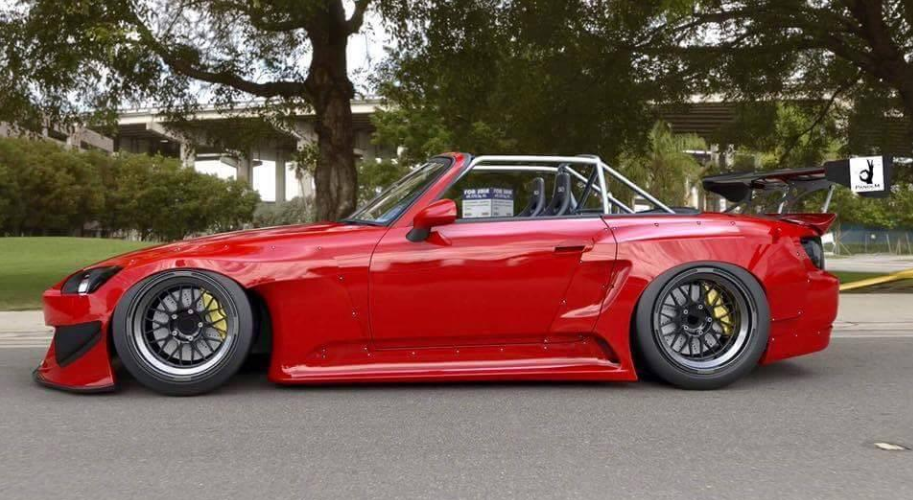 PANDEM HONDA S2000 AP1 AP2 Widebody Aero Kit with Duck-tail wing only, NO GT Wing