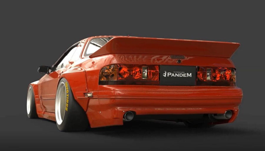 PANDEM MAZDA FC3S RX7 Complete Widebody Aero Kit with "Ducktail" Wing