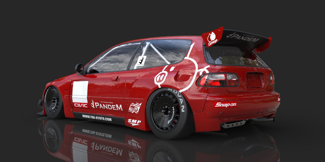 PANDEM HONDA EG CIVIC Complete Widebody Aero Kit