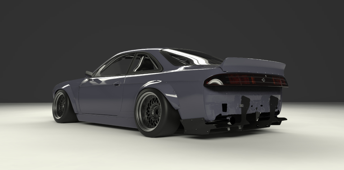 ROCKET BUNNY NISSAN S14 SILVIA Complete Widebody Aero Conversion Kit