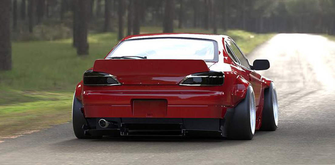 ROCKET BUNNY S15 SILVIA Complete Widebody Aero Kit with Wing