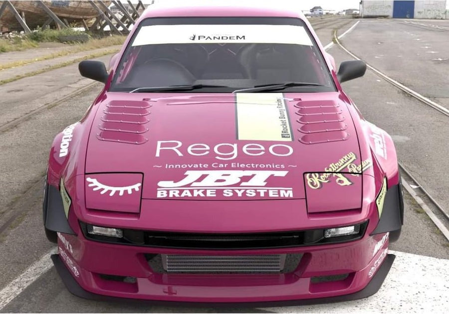 ROCKET BUNNY NISSAN 180SX VER2 Complete Widebody Aero Kit with "ducktail" Wing