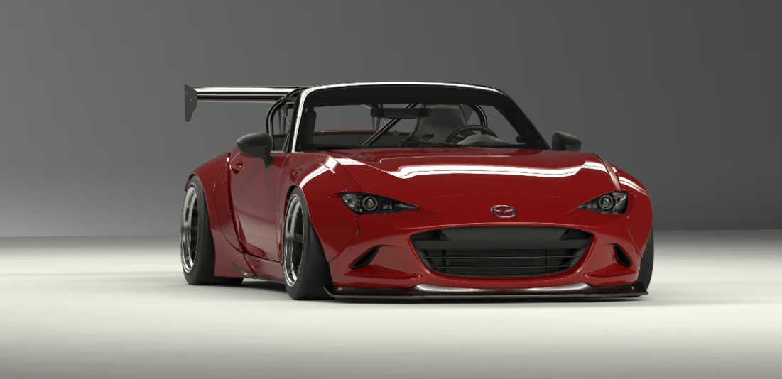 PANDEM MAZDA ROAD STAR MX-5 ND Complete Widebody Aero Kit with GT Wing