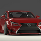 ROCKET BUNNY LEXUS RC/RCF/RC250/RC350 Full Widebody Aero kit Duck Tail Wing