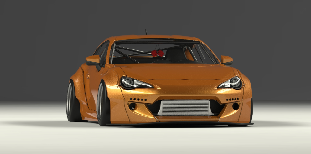 ROCKET BUNNY TOYOTA FT-86 SUBARU BRZ VER.2 Complete Widebody with Duck Tail Wing