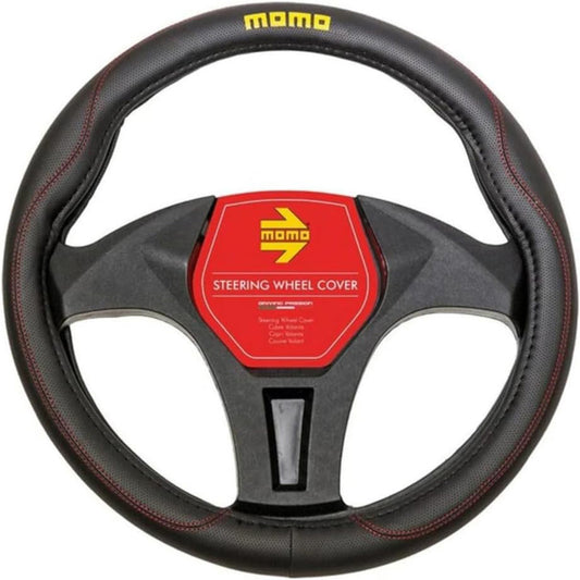 STEERING WHEEL COVER 011 COMFORT  BLACK PU