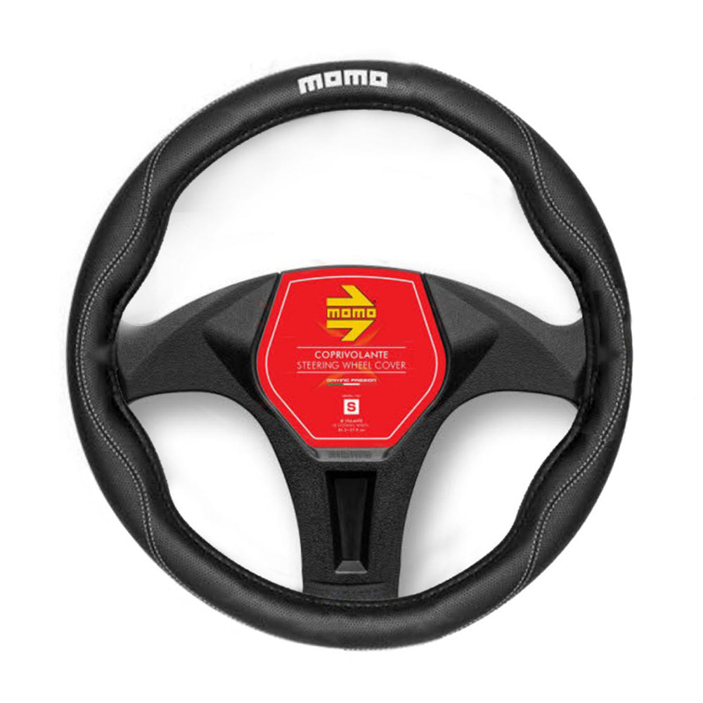 STEERING WHEEL COVER 011 COMFORT  BLACK PU