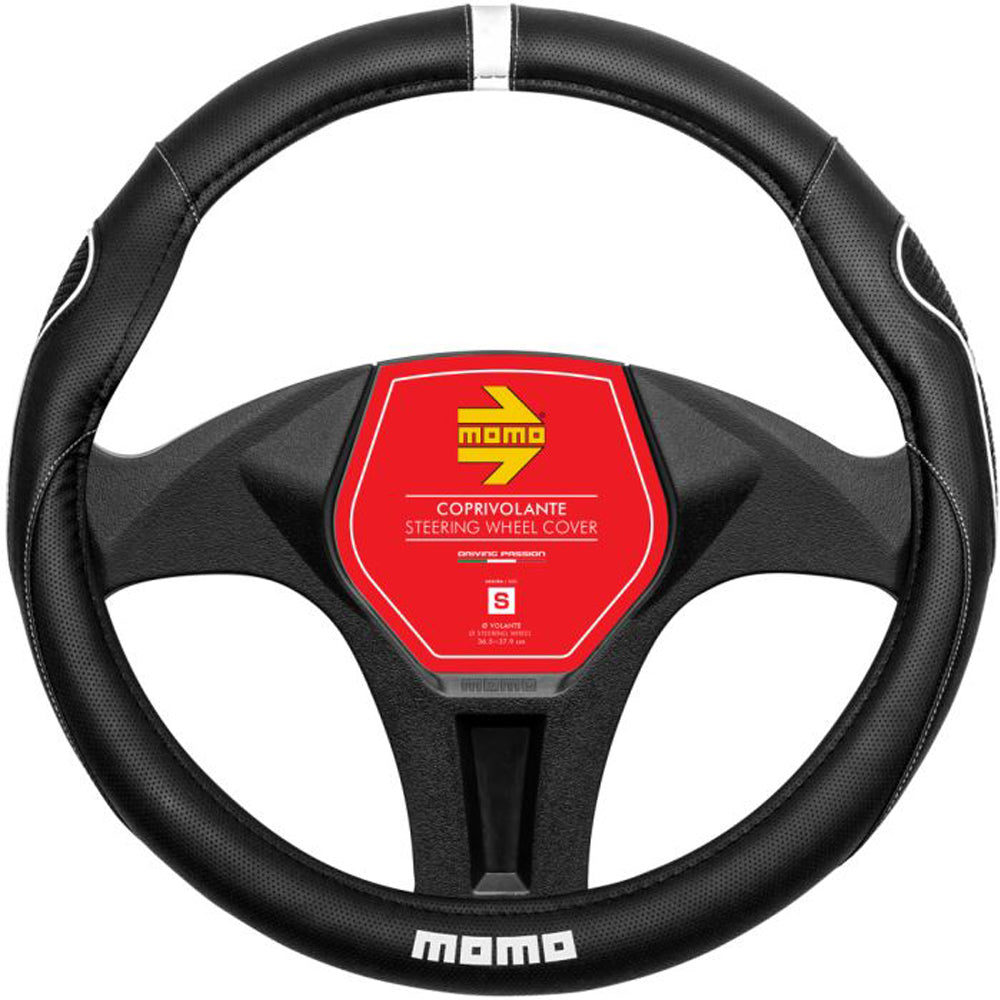 STEERING WHEEL COVER 014 SUPERGRIP BLACK PU