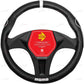 STEERING WHEEL COVER 014 SUPERGRIP BLACK PU