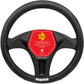 STEERING WHEEL COVER 018 STREET BLACK PU