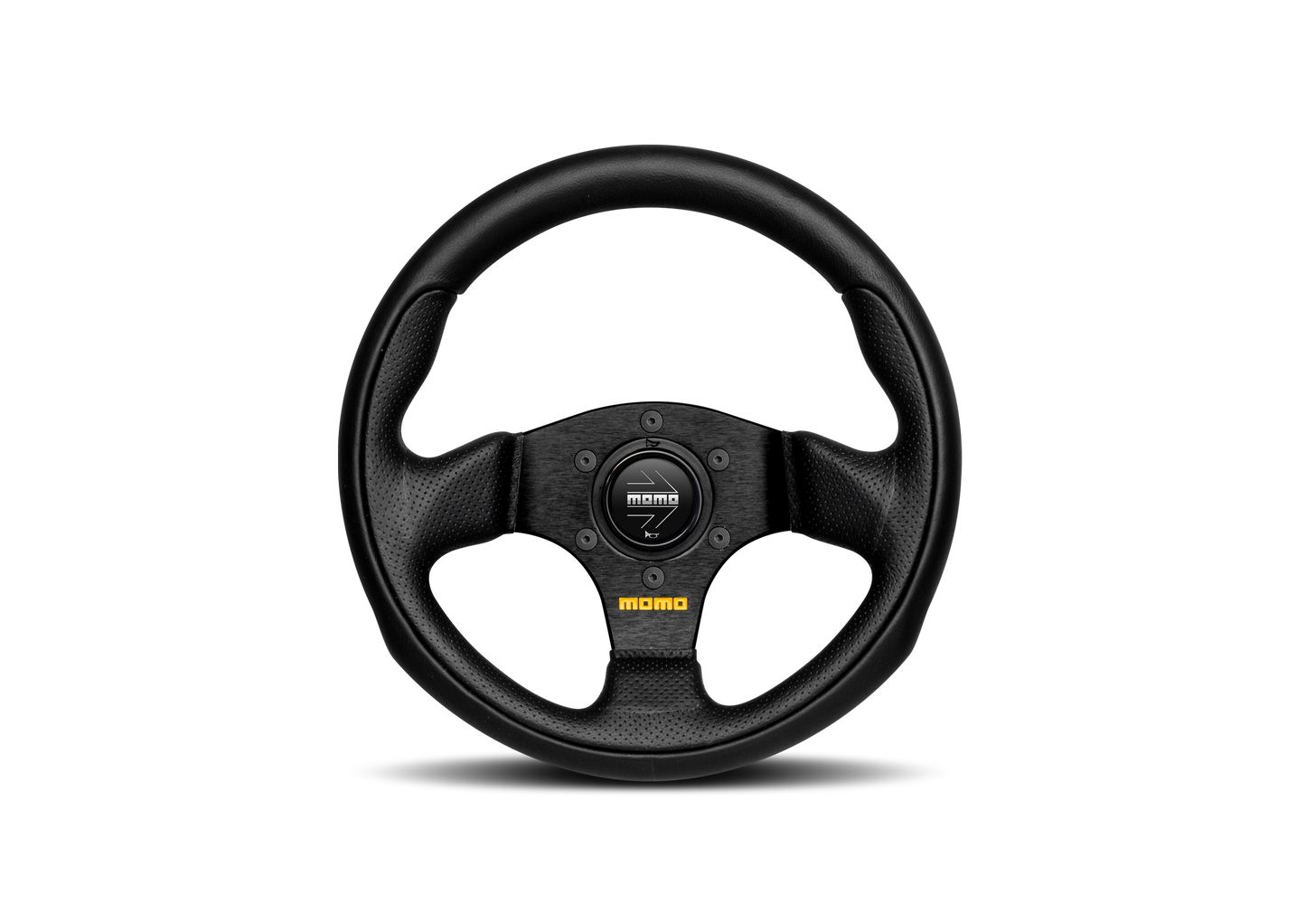 STEERING WHEEL TEAM BLACK LEATHER