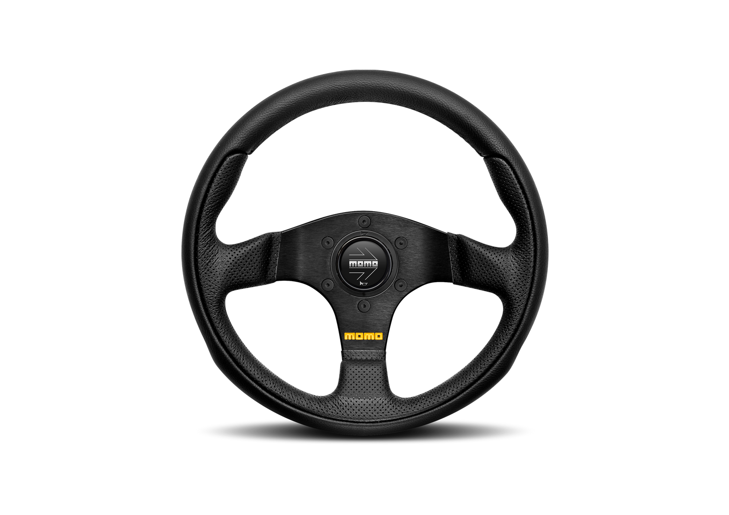 STEERING WHEEL TEAM BLACK LEATHER