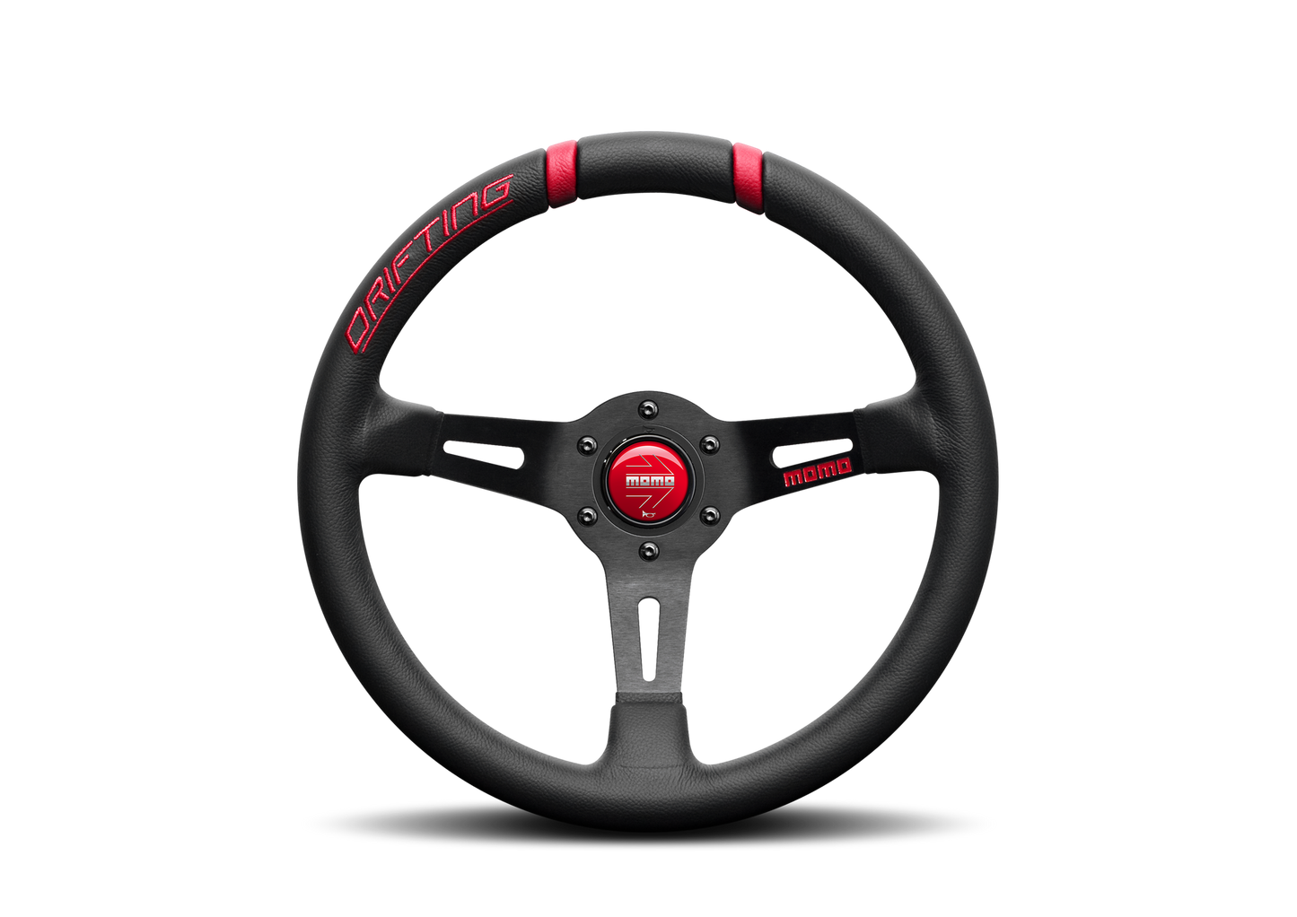 STEERING WHEEL DRIFTING 330MM BLACK-RED