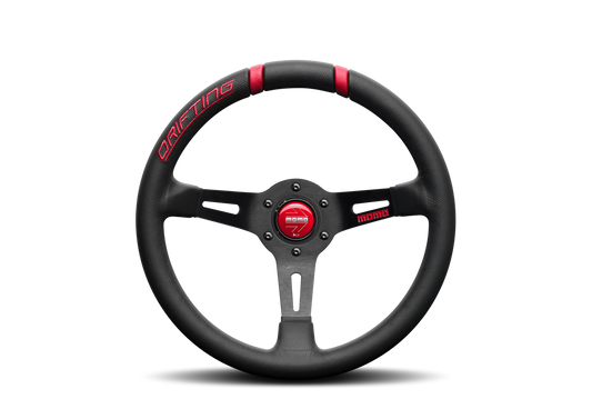 STEERING WHEEL DRIFTING 330MM BLACK-RED