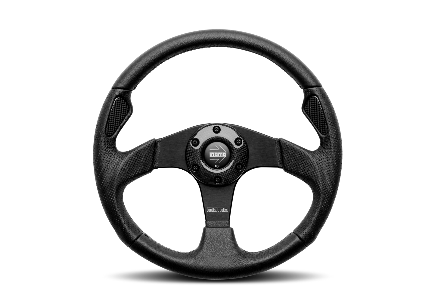 STEERING WHEEL JET BLACK LEATHER