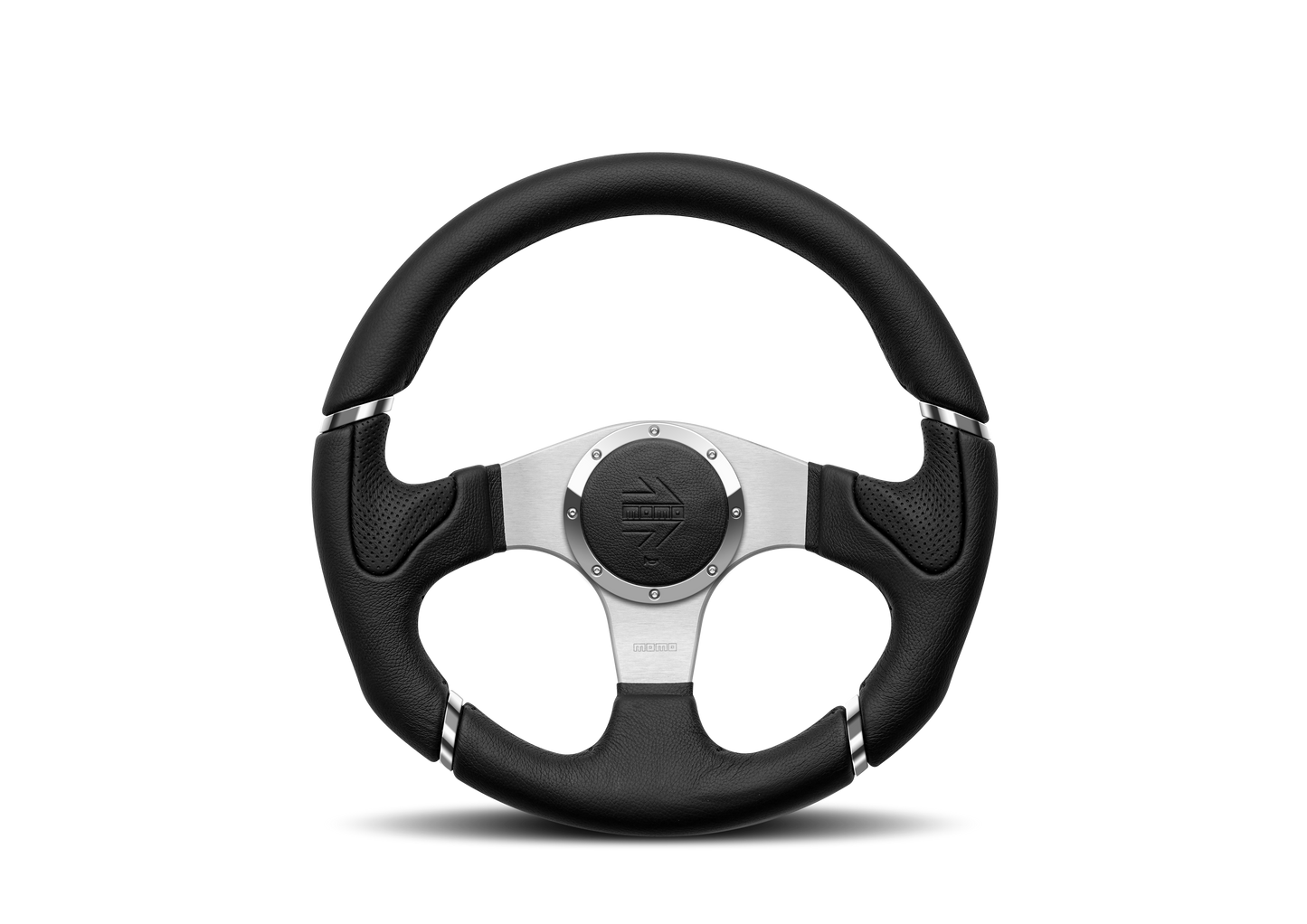 STEERING WHEEL MILLENIUM BLACK LEATHER