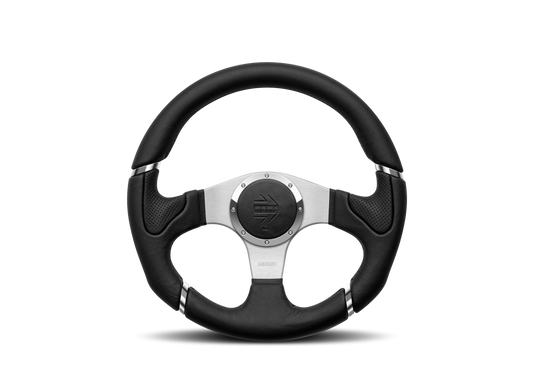 STEERING WHEEL MILLENIUM BLACK LEATHER