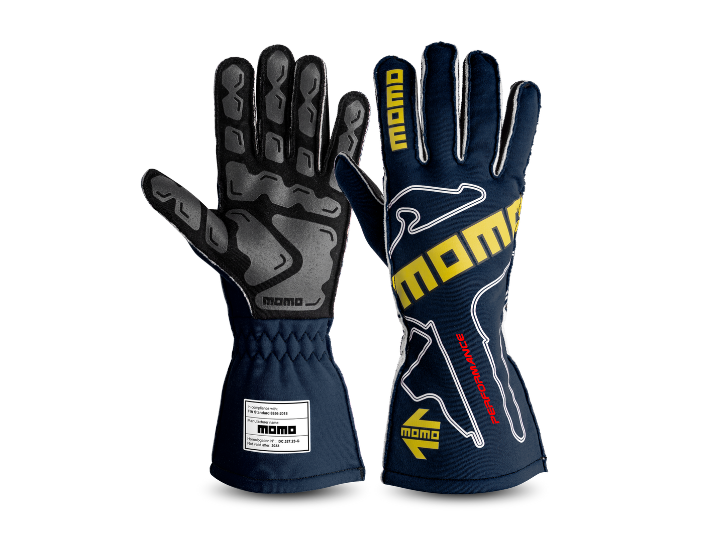 GLOVES PERFORMANCE Night Navy Red or White