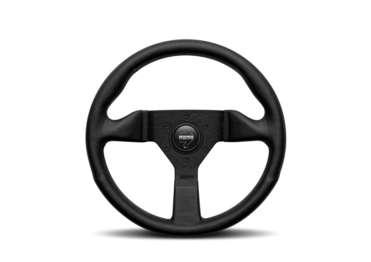 STEERING WHEEL MONTECARLO BLACK LEATHER