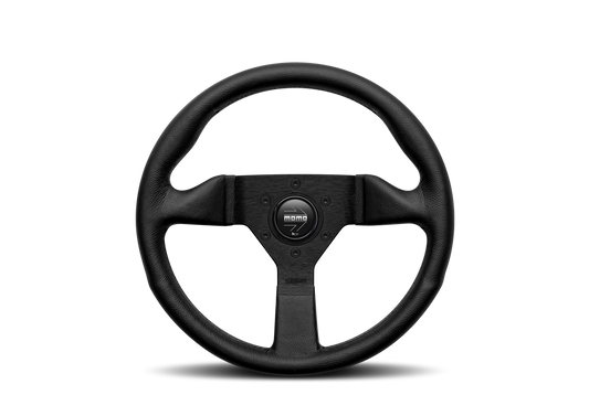 STEERING WHEEL MONTECARLO BLACK LEATHER