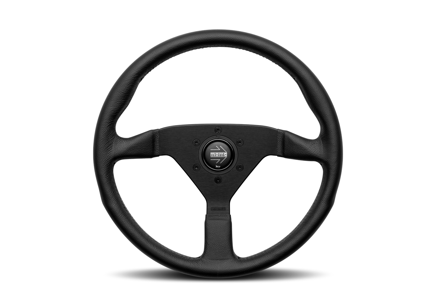 STEERING WHEEL MONTECARLO BLACK LEATHER