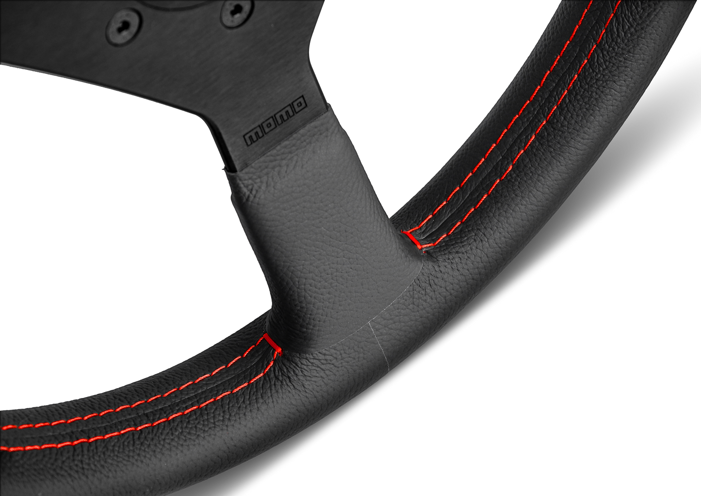 STEERING WHEEL MONTECARLO BLACK LEATHER